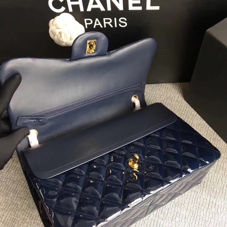 Chanel Classic Flap Bag Original Leather A1113 Royal