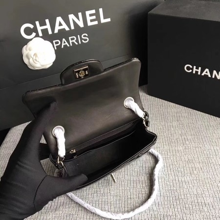 Chanel Classic Flap mini Bag Original Leather A1115 Black