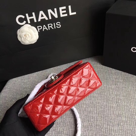 Chanel Classic Flap mini Bag Original Leather A1117 Red