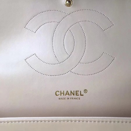 Chanel Maxi Quilted Classic Flap Bag Apricot Sheepskin Leather A58601 Gold