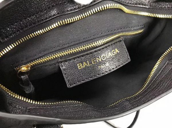 Balenciaga Giant City Gold Studs Handbag B084335 Black