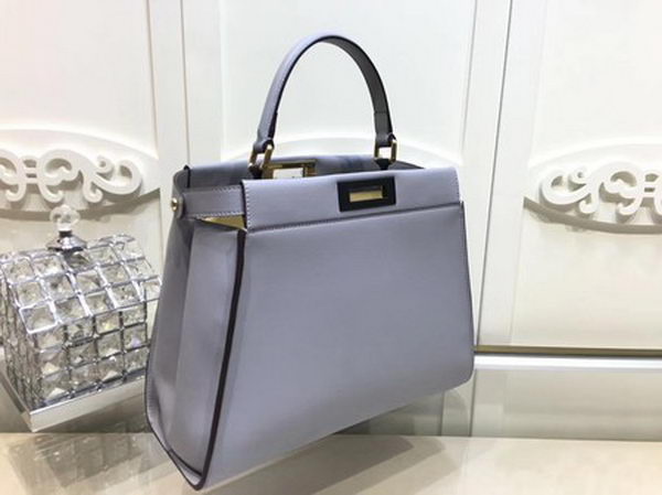 Fendi Peekaboo Small Bag Calfskin Leather FD26796 SkyBlue