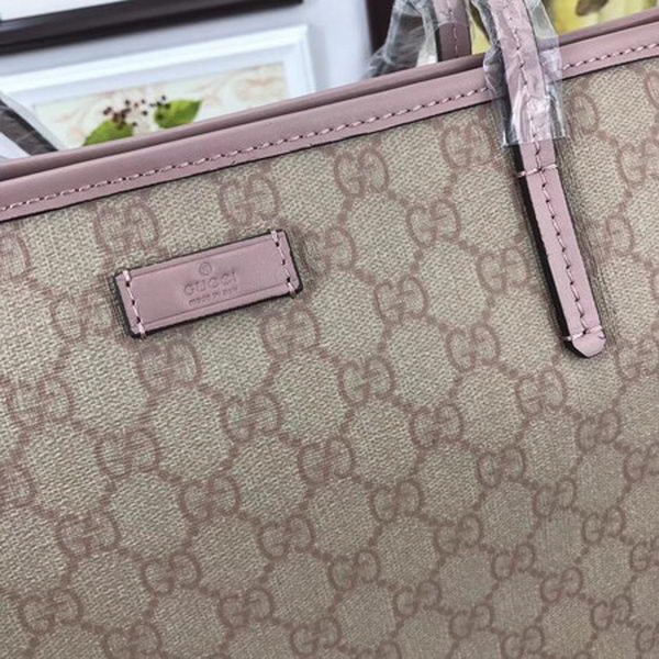 Gucci GG Supreme Canvas Tote Bag 353437 Pink