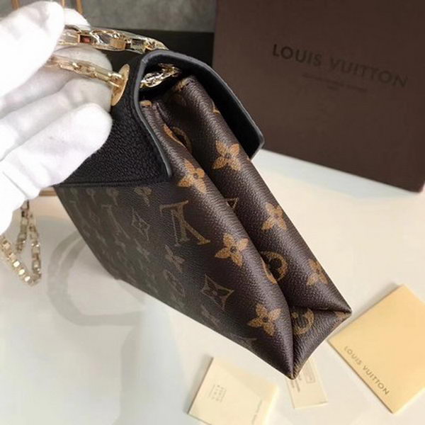 Louis Vuitton Monogram Canvas Pallas Chain Cerise M41201 Black