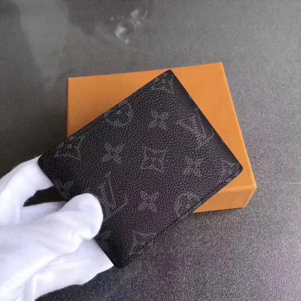 Louis Vuitton Monogram Eclipse Canvas MULTIPLE WALLET M61695