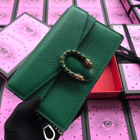 Gucci Dionysus Calfskin Leather Shoulder Bag 476430 Green