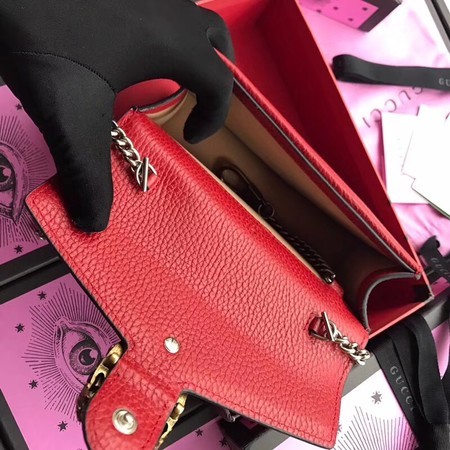 Gucci Dionysus Calfskin Leather Shoulder Bag 476430 Red