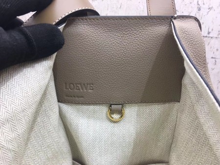 Loewe Hammock Calfskin Leather Tote Bag A9128 Khaki