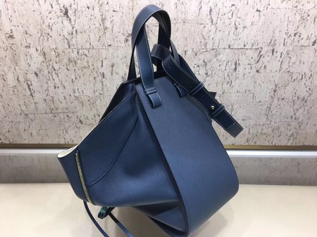 Loewe Hammock Bag Original Leather A9128 Blue