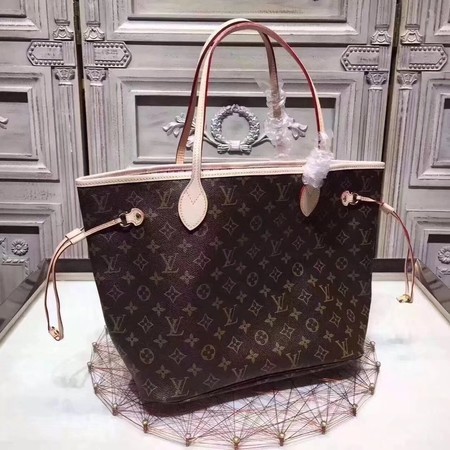 Louis Vuitton Original Monogram Canvas NEVERFULL 40156 Pink