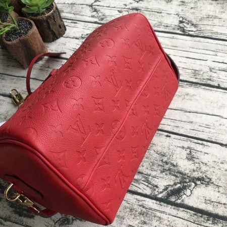 Louis Vuitton Original Monogram Empreinte Speedy 42401 Red