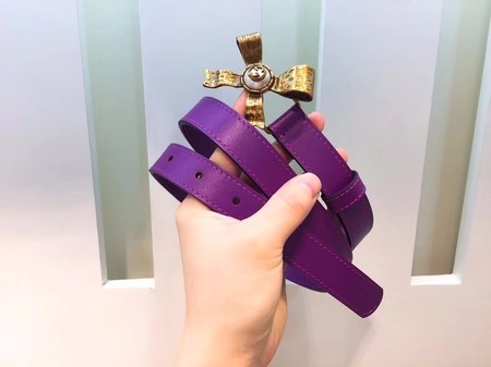 Gucci 20MM Leather Belt 414518 Purple