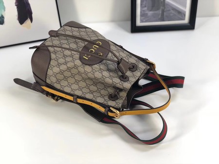 Gucci GG canvas ophidia supreme small shoulder bag PVC 473875 brown