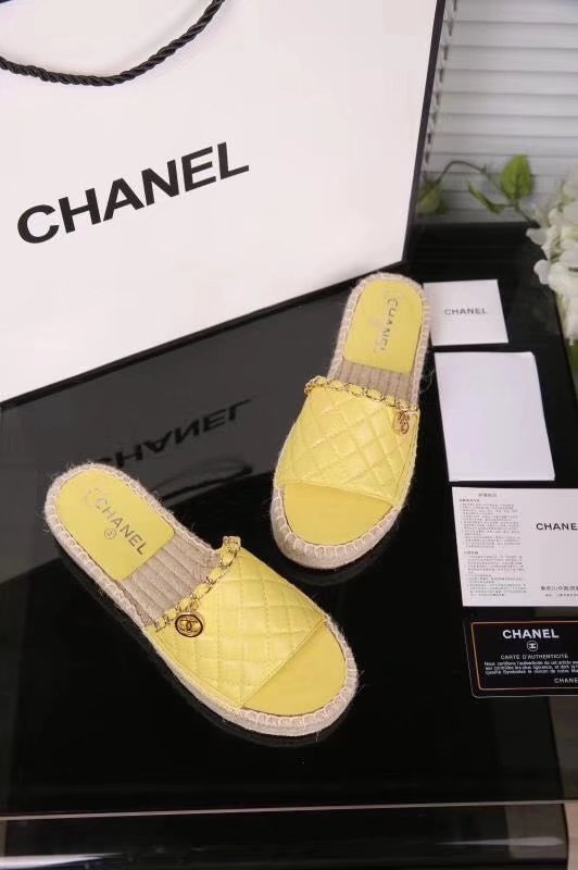 Chanel Slippers CH2283TZ yellow