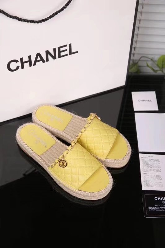 Chanel Slippers CH2283TZ yellow