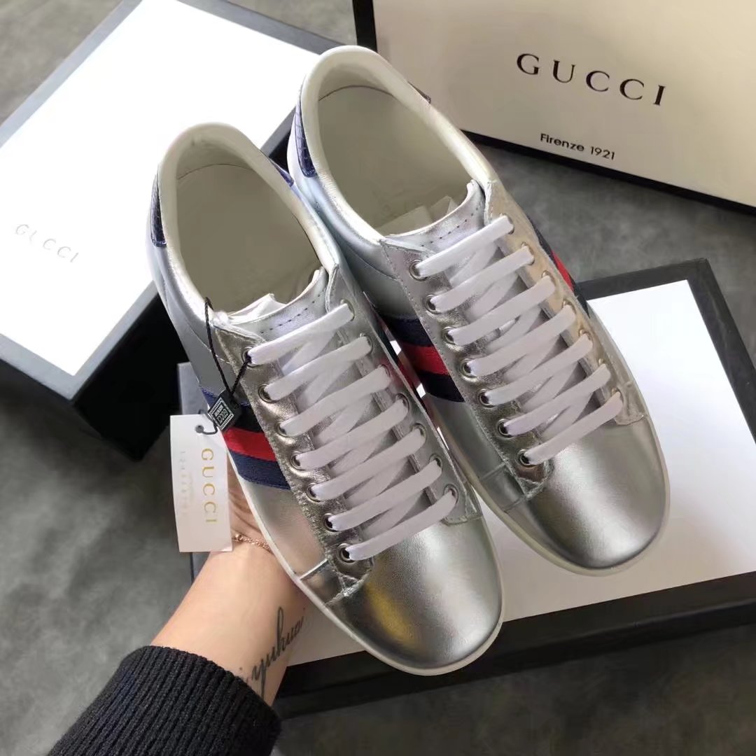 Gucci Lovers shoes GG1324H silver