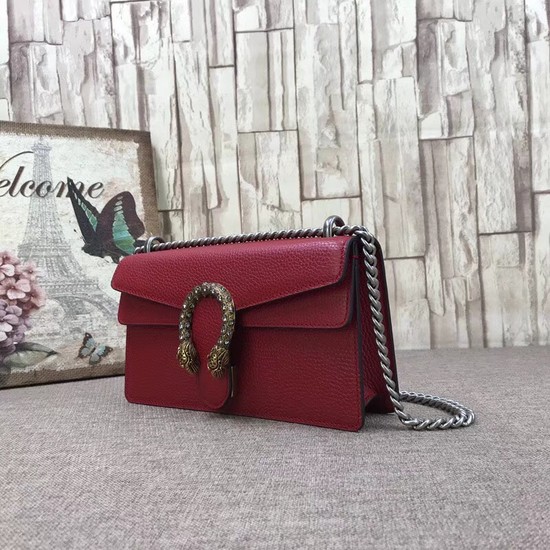 Gucci Dionysus Blooms Leather Shoulder Bag 499623 red