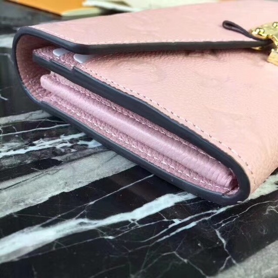 Louis Vuitton Monogram Empreinte PALLAS WALLET M62458 pink