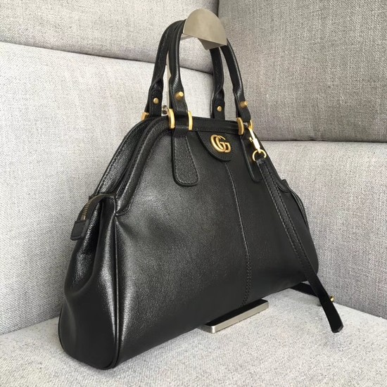 Gucci RE Medium Top Handle Bag Style 516459 Black