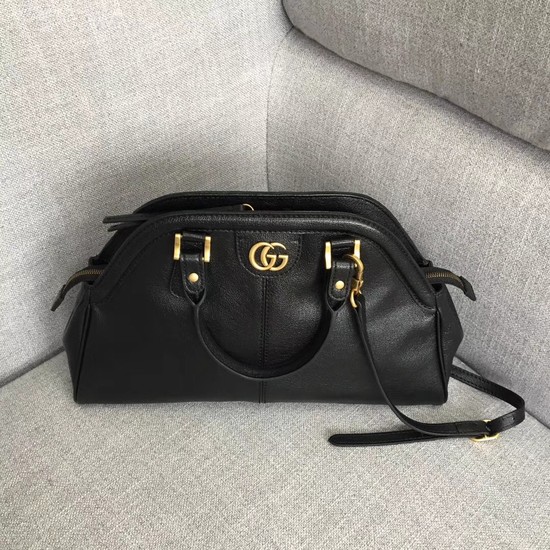 Gucci RE Medium Top Handle Bag Style 516459 Black