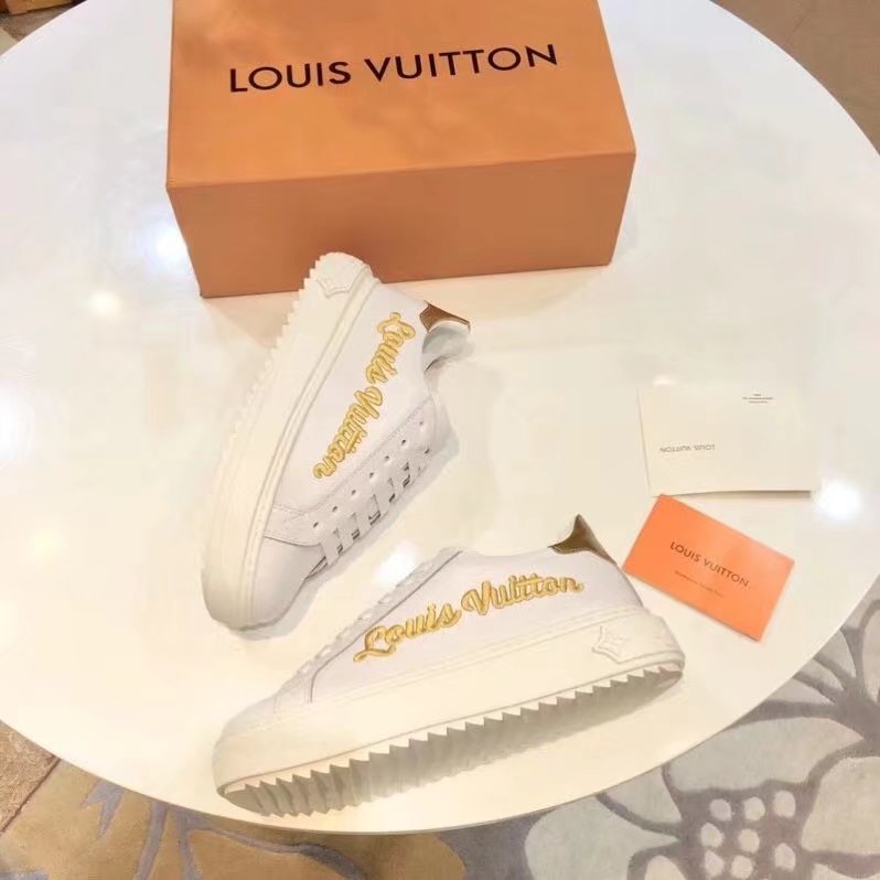 Louis Vuitton casual shoes LV880SY white&gold