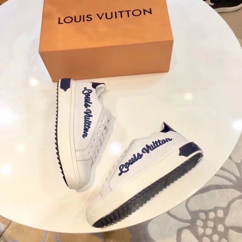 Louis Vuitton casual shoes LV880SY white&blue