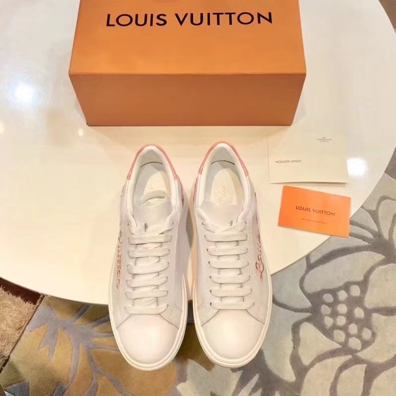 Louis Vuitton casual shoes LV880SY white&pink
