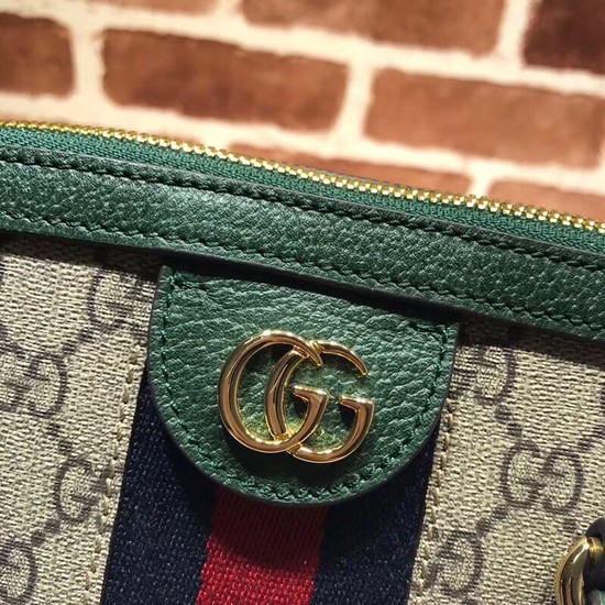 Gucci Ophidia GG medium top handle bag 524533 green