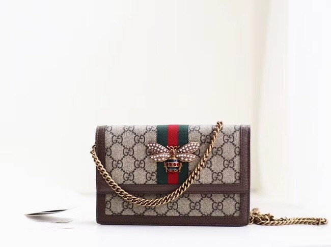 Gucci Queen Margaret GG mini bag 476079 brown