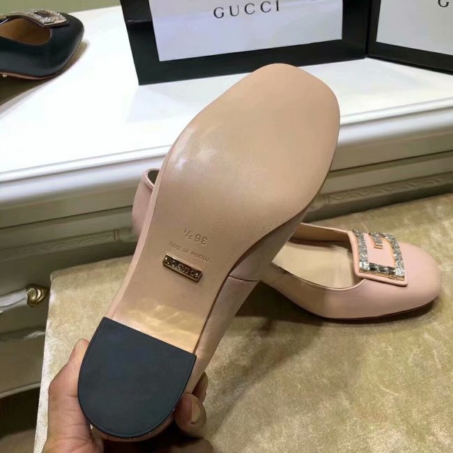 Gucci High-heeled shoes GG1378LD pink Heel high 5CM