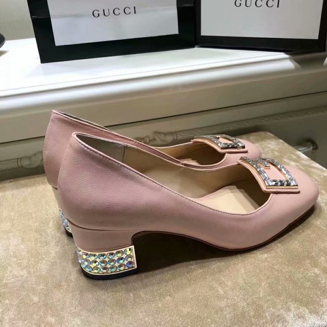 Gucci High-heeled shoes GG1378LD pink Heel high 5CM