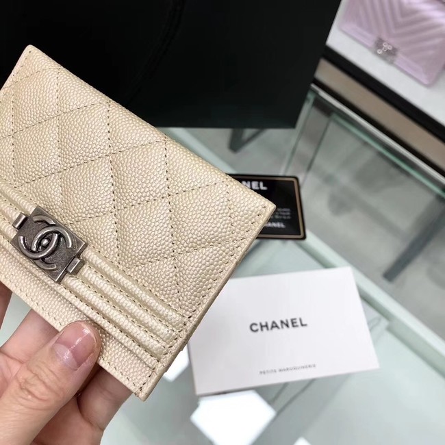 BOY CHANEL Card Holder A84431 gold