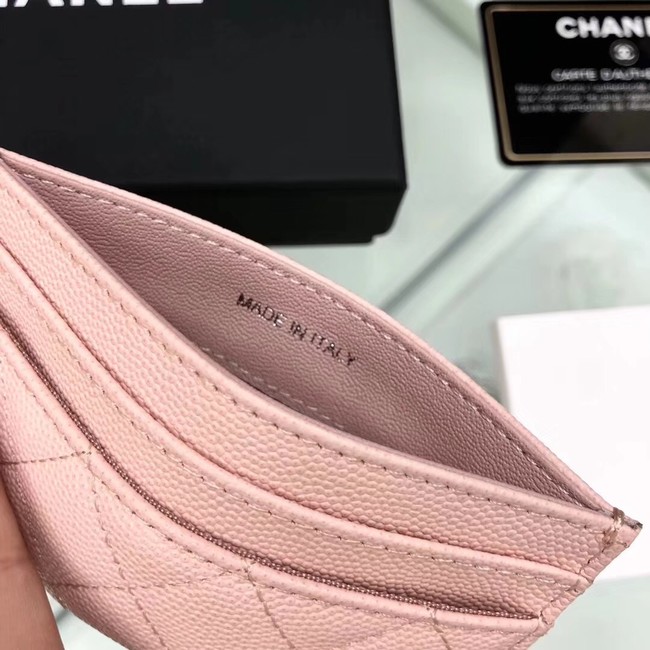 BOY CHANEL Card Holder A84431 pink