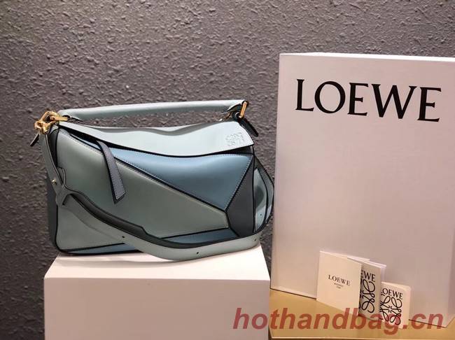 Loewe Puzzle Bag Original Leather B9124 blue