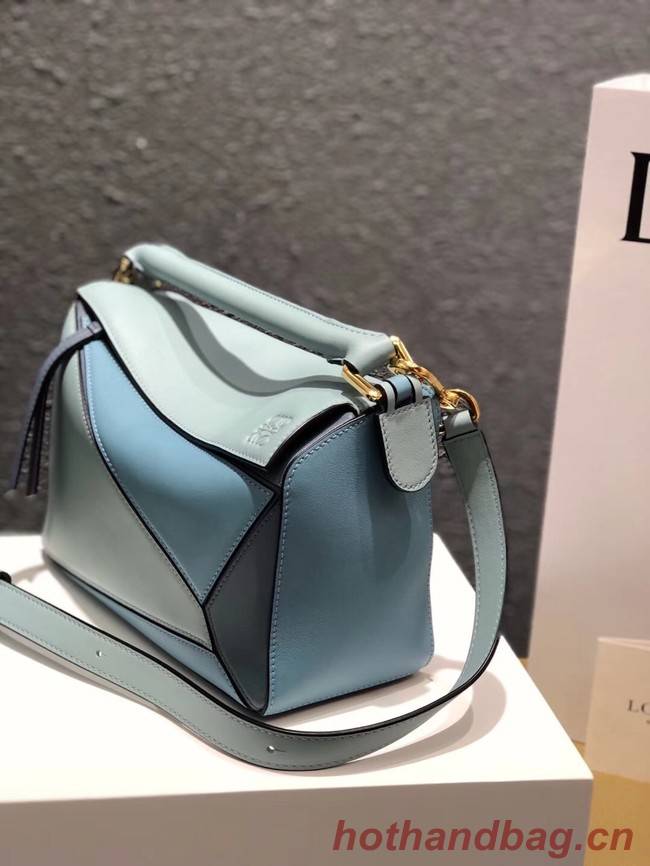 Loewe Puzzle Bag Original Leather B9124 blue