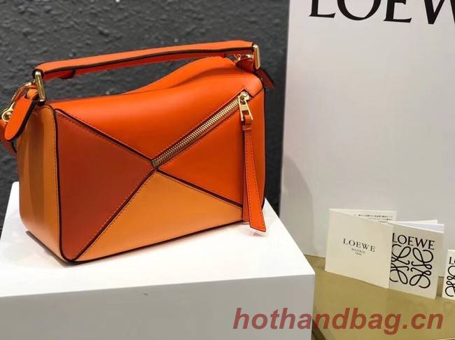 Loewe Puzzle Bag Original Leather B9124 orange