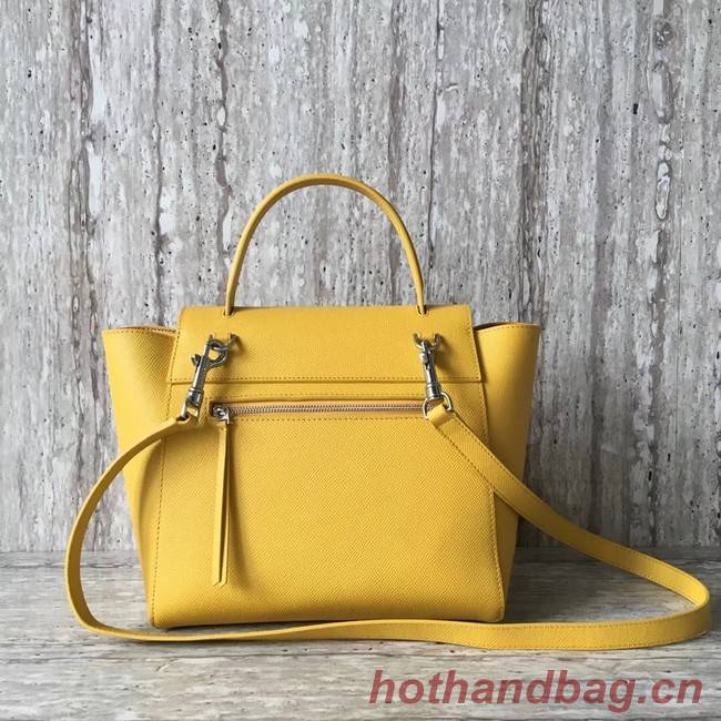 Celine mini Belt Bag Original Calf Leather A98310 yellow