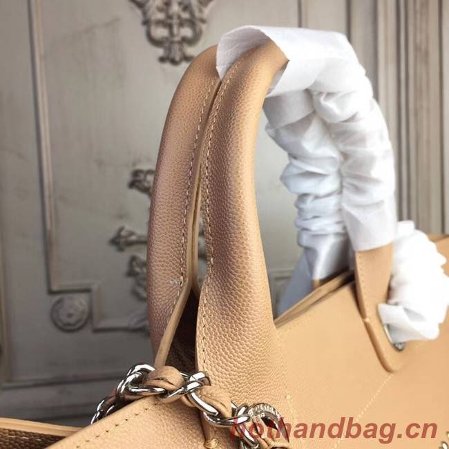 Chanel original Calfskin Leather Tote Bag 78900 apricot