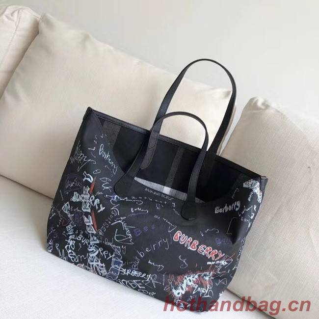 BurBerry Tote Shopping bags BU5548 black