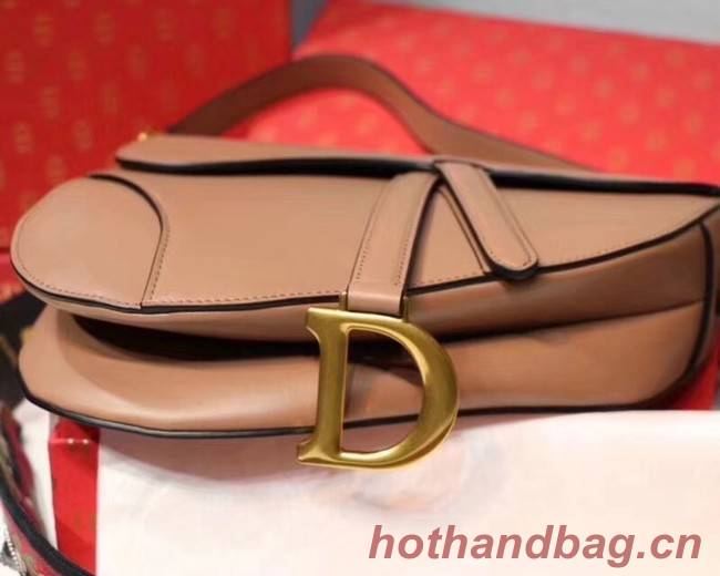 Dior MINI SADDLE BAG CALFSKIN M0447 apricot