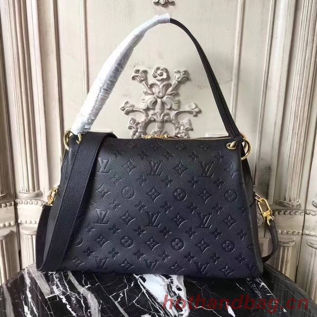 Louis vuitton original mongram empreinte PONTHIEU PM M43721 Black