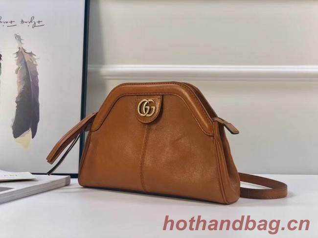 Gucci RE BELLE small shoulder bag 524620 brown