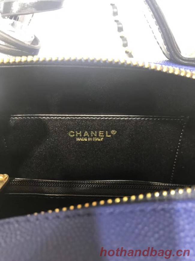 Chanel Vanity Case Original A93343 blue