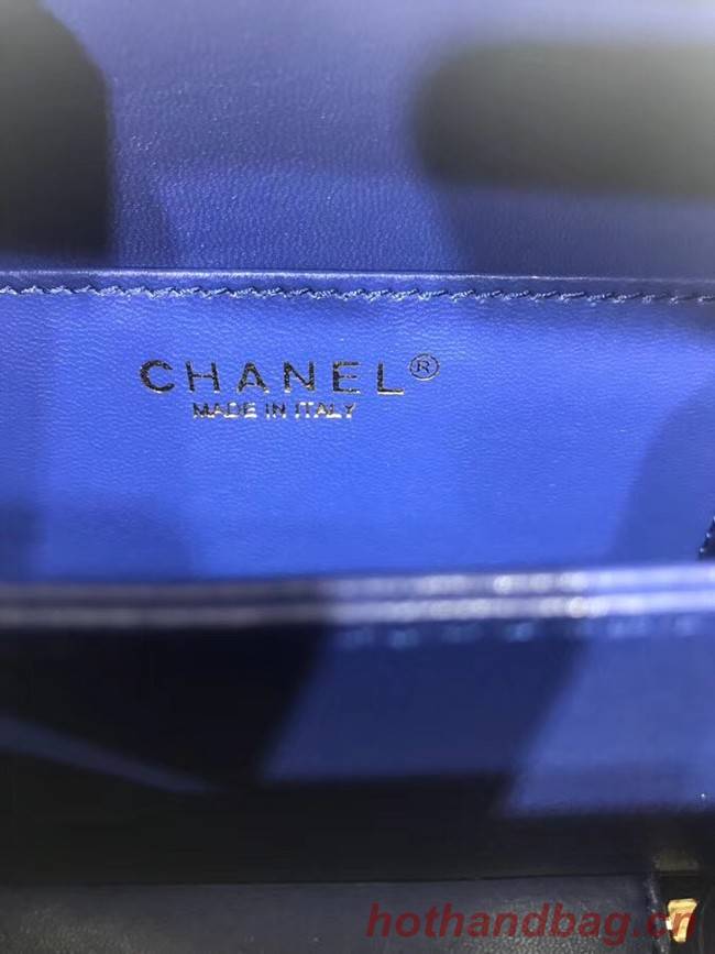 Chanel mini Vanity Case Original A93342 blue