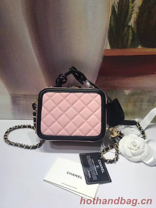 Chanel mini Vanity Case Original A93342 pink