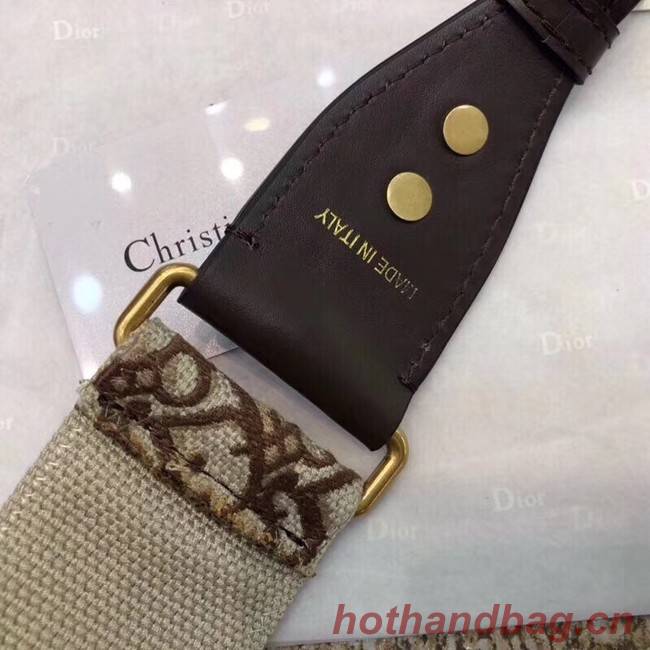 Dior BROWN CANVAS STRAP 03566