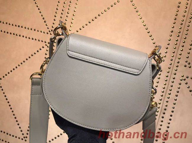 CHLOE Tess Small leather shoulder bag 3E153 grey