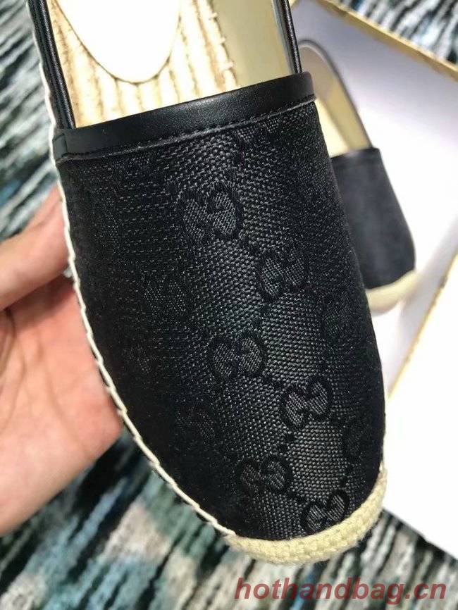 Gucci logo canvas espadrille GG1384LRF black