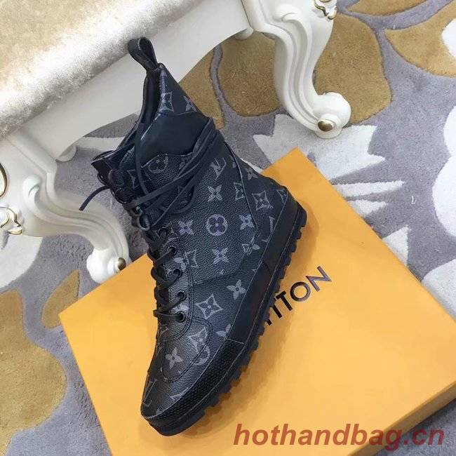 Louis Vuitton DIGITAL EXCLUSIVE HEART SNEAKER BOOT LV906SY black