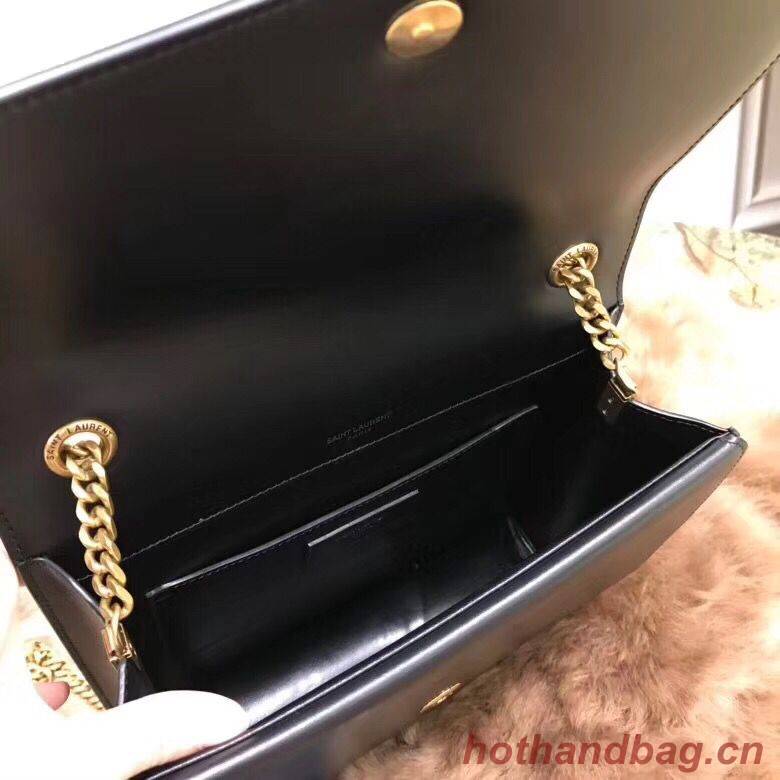 YSL Medium Sulpice Chain Bag In Burgundy Leather Y6253